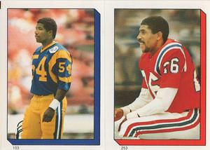 1986 Topps Football Stickers 1-285 You Pick! - Picture 104 of 174