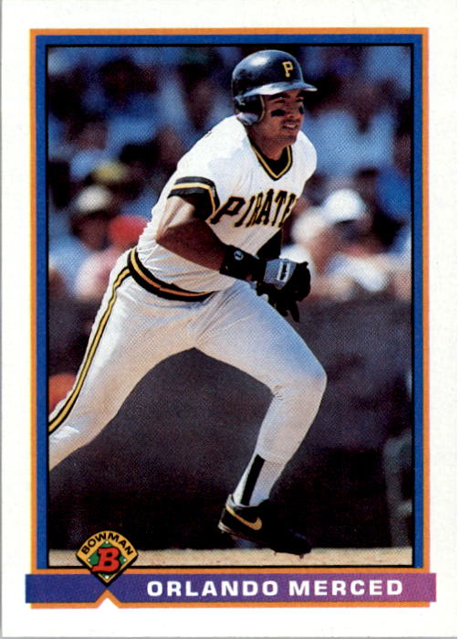 thumbnail 13  - 1991 Bowman Glow Backs Baseball Cards #501-704 You Pick!