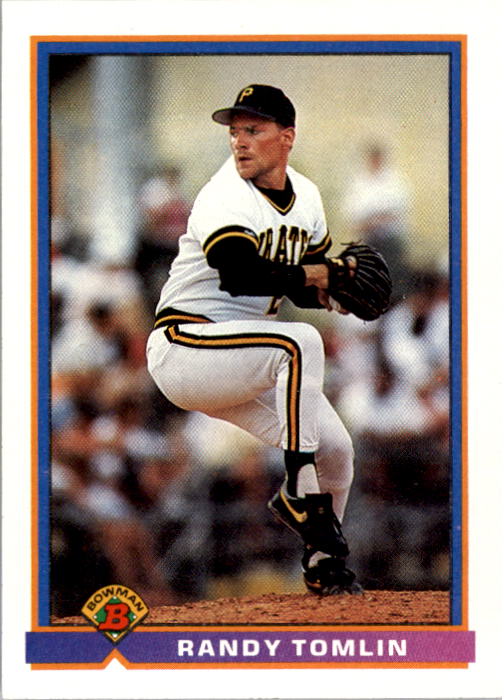 thumbnail 19  - 1991 Bowman Glow Backs Baseball Cards #501-704 You Pick!