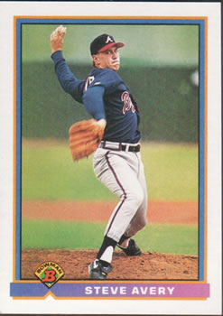 thumbnail 67  - 1991 Bowman Glow Backs Baseball Cards #501-704 You Pick!
