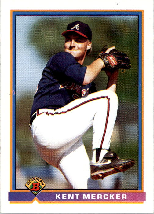 thumbnail 69  - 1991 Bowman Glow Backs Baseball Cards #501-704 You Pick!