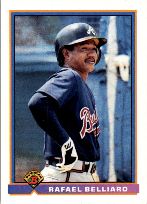 thumbnail 79  - 1991 Bowman Glow Backs Baseball Cards #501-704 You Pick!