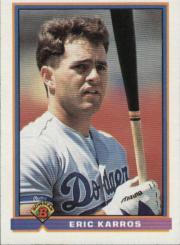 thumbnail 105  - 1991 Bowman Glow Backs Baseball Cards #501-704 You Pick!