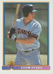 thumbnail 118  - 1991 Bowman Glow Backs Baseball Cards #501-704 You Pick!