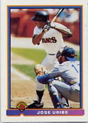 thumbnail 128  - 1991 Bowman Glow Backs Baseball Cards #501-704 You Pick!