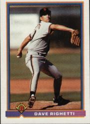 thumbnail 133  - 1991 Bowman Glow Backs Baseball Cards #501-704 You Pick!