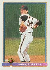 thumbnail 138  - 1991 Bowman Glow Backs Baseball Cards #501-704 You Pick!