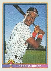 thumbnail 160  - 1991 Bowman Glow Backs Baseball Cards #501-704 You Pick!