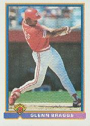 thumbnail 170  - 1991 Bowman Glow Backs Baseball Cards #501-704 You Pick!