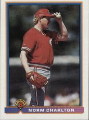 thumbnail 191  - 1991 Bowman Glow Backs Baseball Cards #501-704 You Pick!