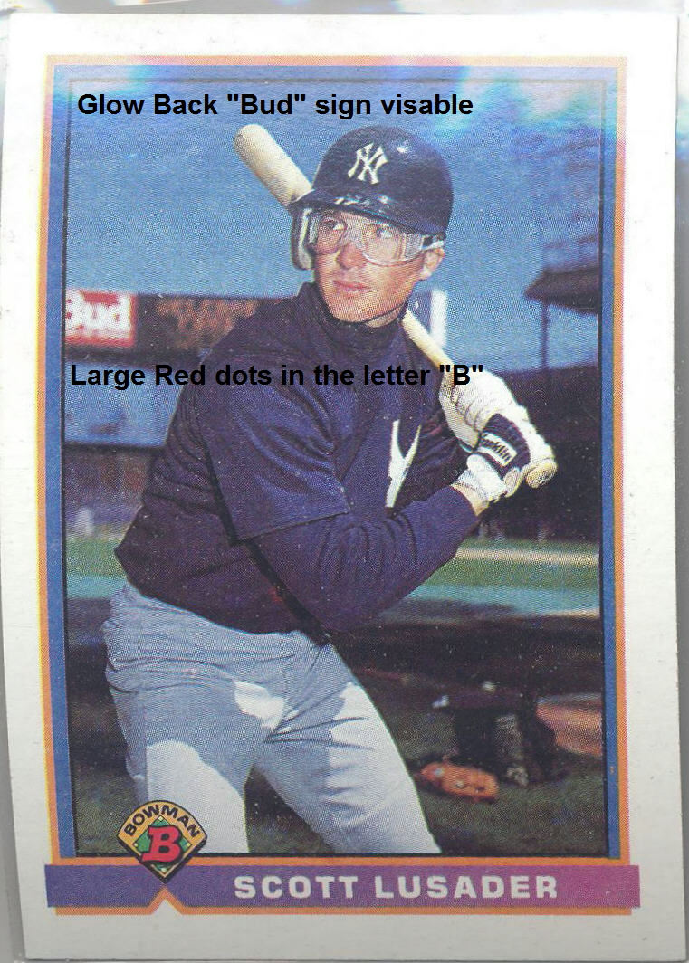 1991 Bowman Baseball Cards 101-200 + Glow Backs + E Copyright Variations U Pick! - Picture 164 of 220