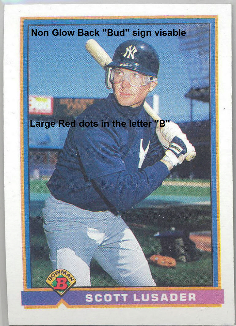 1991 Bowman Baseball Cards 101-200 + Glow Backs + E Copyright Variations U Pick! - Picture 166 of 220